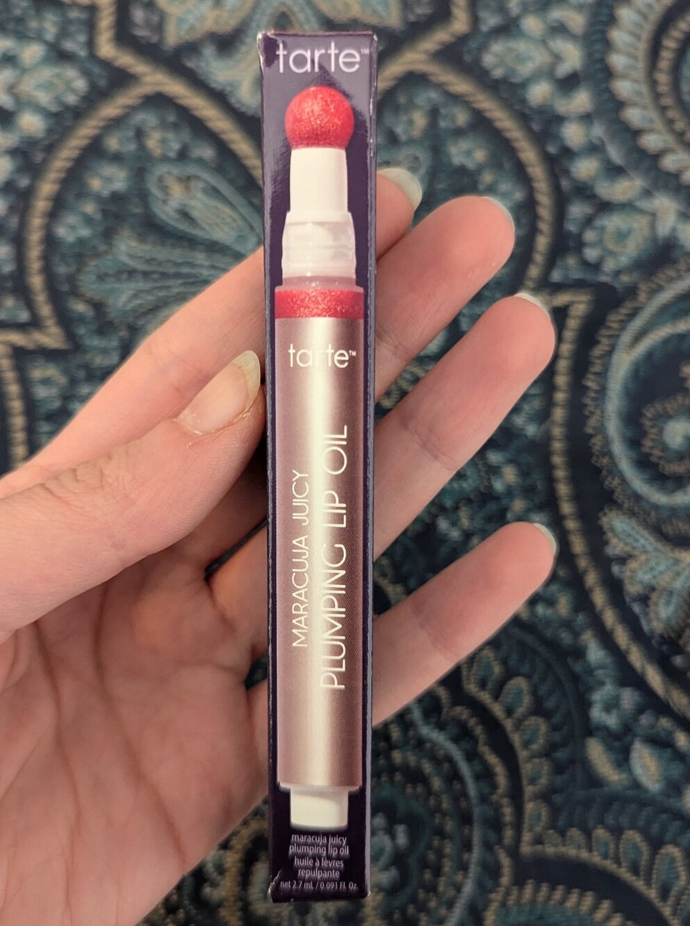 tarte Maracuja Juicy Plumping Lip Oil — Shimmering Hibiscus